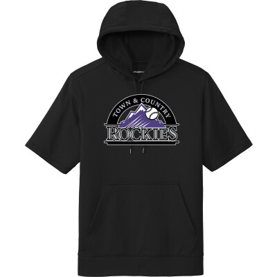 Performance Fleece Short-Sleeve Hooded Pullover