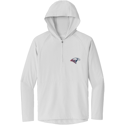 Repeat 1/2-Zip Long Sleeve Hooded Jacket