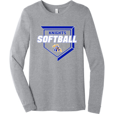 Bella+Canvas Unisex Heather CVC Long Sleeve Tee