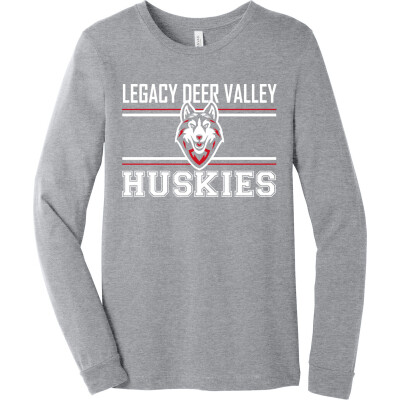 Unisex Heather CVC Long Sleeve Tee