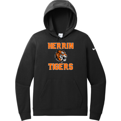 Nike Women's Club Fleece Sleeve Swoosh Pullover Hoodie