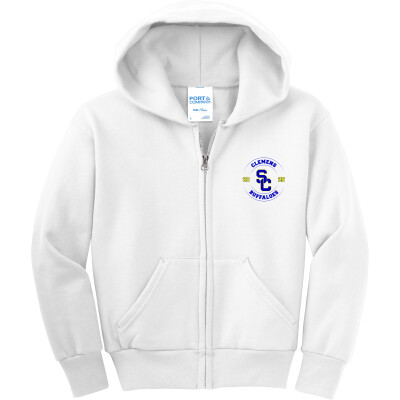 Youth Core Fleece Full-Zip Hooded Sweatshirt