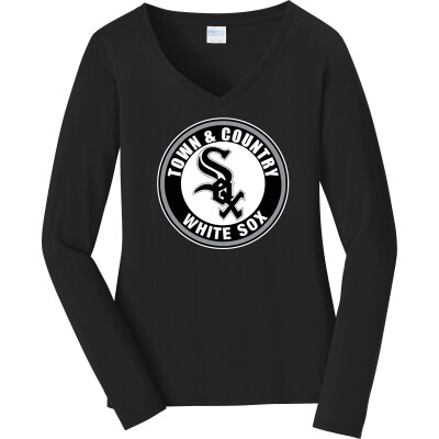 Women's Long Sleeve Fan Favorite V-Neck Tee