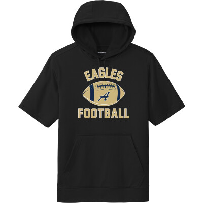 Performance Fleece Short-Sleeve Hooded Pullover