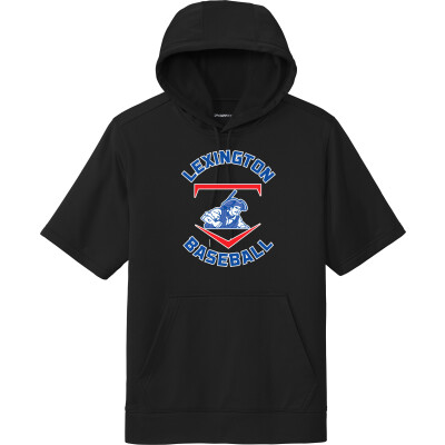 Performance Fleece Short Sleeve Hooded Pullover