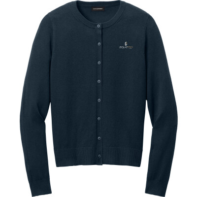 PORT AUTHORITY Women's Easy Care Crewneck Cardigan Sweater (EMB)