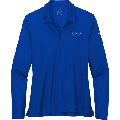 Nike Women's Dri-FIT Micro Pique 2.0 Long Sleeve Polo