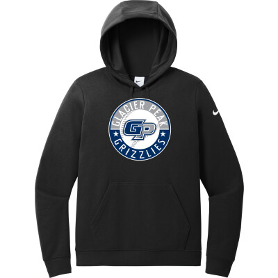 Nike Women's Club Fleece Sleeve Swoosh Pullover Hoodie