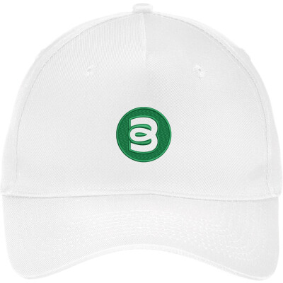 Port & Company Five-Panel Twill Cap - V1 White