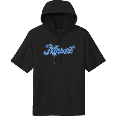 Performance Fleece Short-Sleeve Hooded Pullover