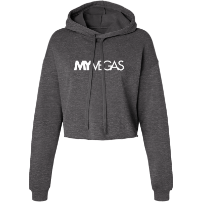 MY VEGAS WOMEN'S CROPPED FLEECE HOODIE
