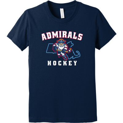 Mass Admirals State Youth Short Sleeve Tee