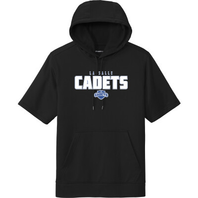 Performance Fleece Short-Sleeve Hooded Pullover