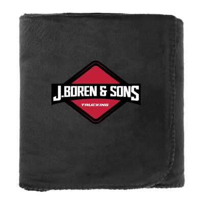 100% Recycled PET Fleece Blanket with RPET Pouch