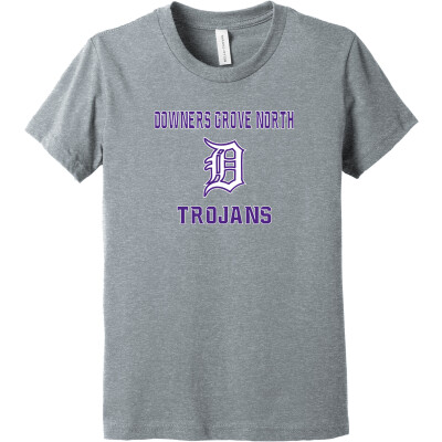 Bella+Canvas Youth Heather CVC Tee