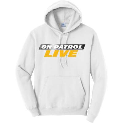 On Patrol: Live Unisex Fleece Pullover Hooded Sweatshirt