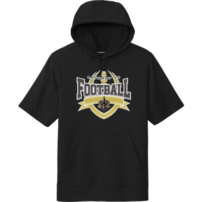 Performance Fleece Short Sleeve Hooded Pullover