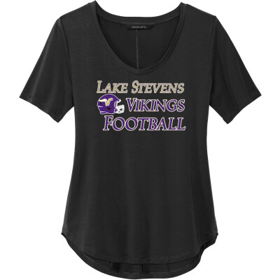 Women's Stretch Jersey Relaxed Scoop Tee