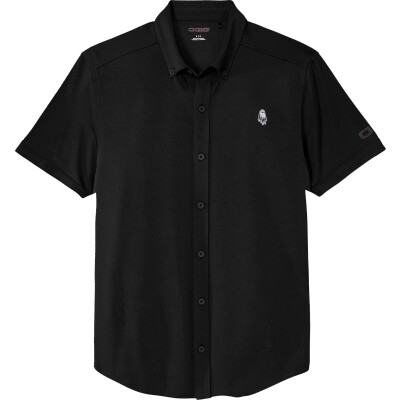 Chill Ghost Gravitate Full-Button Polo