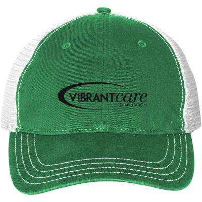 Garment-Washed Trucker Cap - DIRECT TO GARMENT