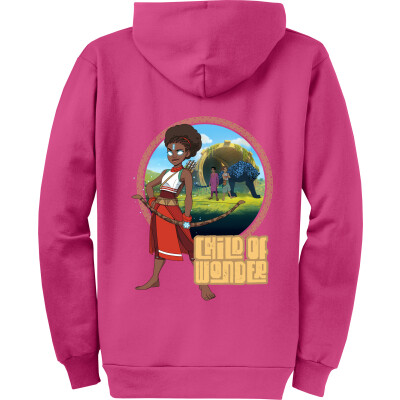 Iyanu Child of Wonder Adult Unisex Fleece Full-Zip Hoodie