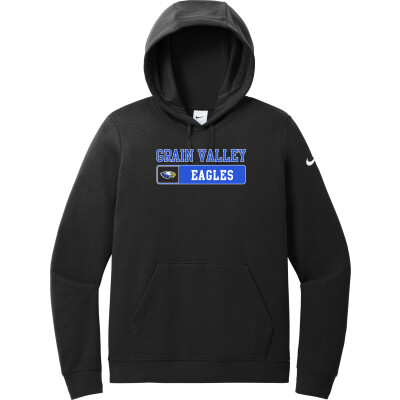 Nike Women's Club Fleece Sleeve Swoosh Pullover Hoodie