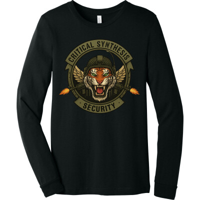 CRITICAL SYNTHESIS SECURITY Unisex Heather CVC Long Sleeve Tee