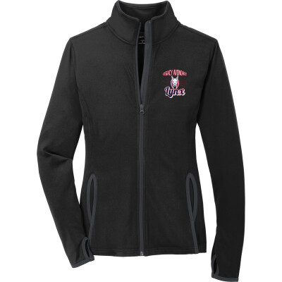 Women's Sport-Wick Stretch Contrast Full-Zip Jacket