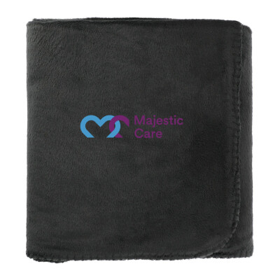100% Recycled PET Fleece Blanket with RPET Pouch - 1081-57 - Printed