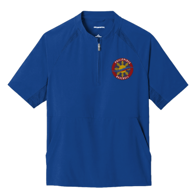 Sport Tek Youth Repeat 1/2-Zip Short Sleeve Jacket