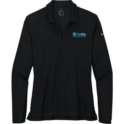 Nike Women's Dri-FIT Micro Pique 2.0 Long Sleeve Polo