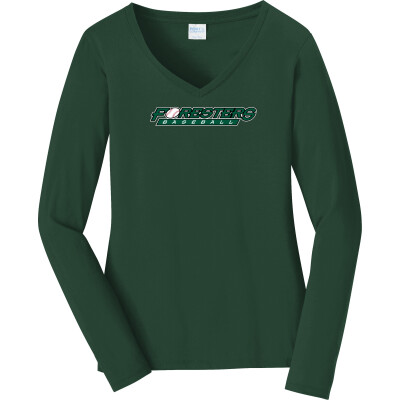 Women's Long Sleeve Fan Favorite V-Neck Tee