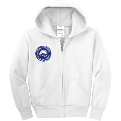 Youth Core Fleece Full-Zip Hooded Sweatshirt