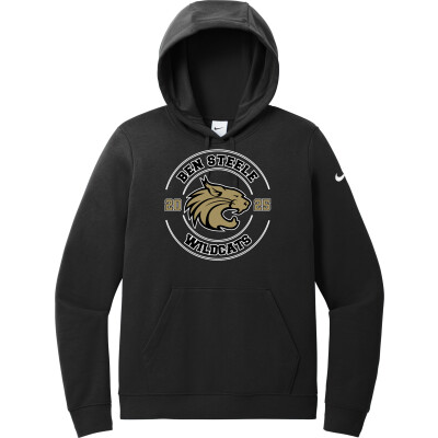 Nike Women's Club Fleece Sleeve Swoosh Pullover Hoodie