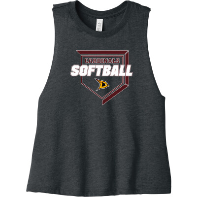 Bella+Canvas Women’s Racerback Cropped Tank