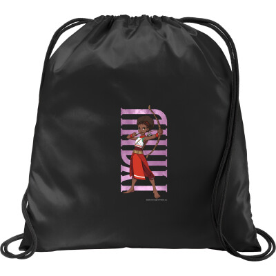 Iyanu Hero Pose Drawstring Backpack