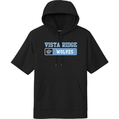 Performance Fleece Short-Sleeve Hooded Pullover