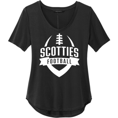 Women's Stretch Jersey Relaxed Scoop Tee