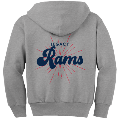 Youth Core Fleece Full-Zip Hooded Sweatshirt