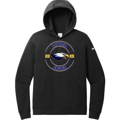 Nike Women's Club Fleece Sleeve Swoosh Pullover Hoodie