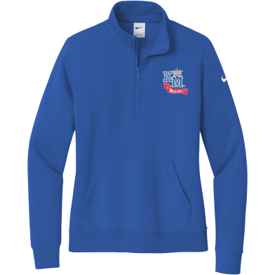 Nike Women's Club Fleece Sleeve Swoosh 1/2-Zip