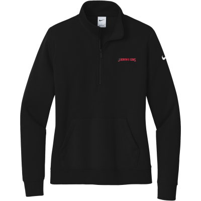 Nike Women's Club Fleece Sleeve Swoosh 1/2-Zip