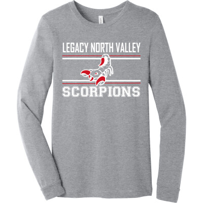 Unisex Heather CVC Long Sleeve Tee