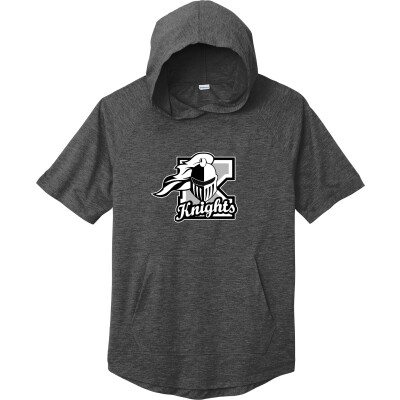 Tri-Blend Wicking Short Sleeve Hoodie