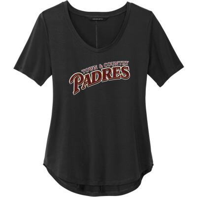 Women's Stretch Jersey Relaxed Scoop Tee