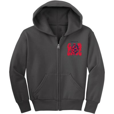 Youth Core Fleece Full-Zip Hooded Sweatshirt