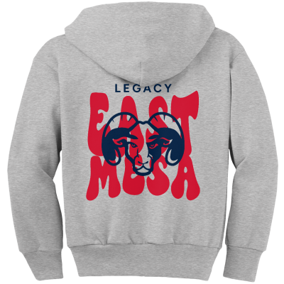 Youth Core Fleece Full-Zip Hooded Sweatshirt