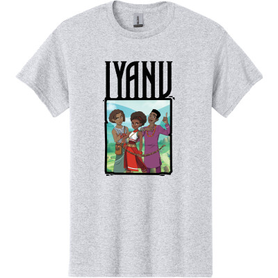 Iyanu Team Chosen Portrait Cotton Unisex Short Sleeve Tee