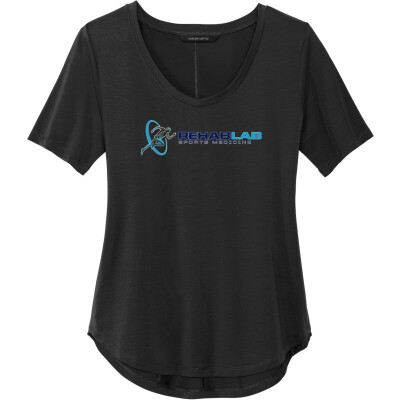 Women's Stretch Jersey Relaxed Scoop Tee