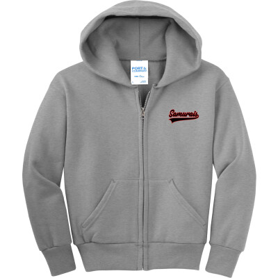 Youth Core Fleece Full-Zip Hooded Sweatshirt